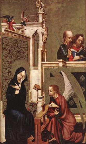 MASTER of Heiligenkreuz Annunciation Norge oil painting art